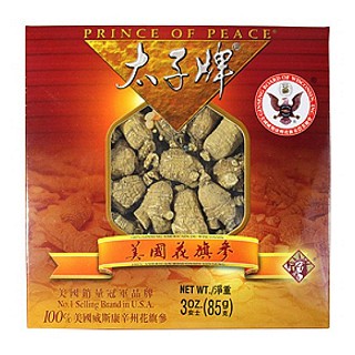 太子牌美国花旗参圆泡5号 3安士(太子行)