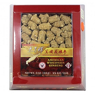 太子牌美国花旗参圆泡二号ac-r24 4安士(太子行)