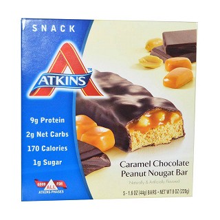atkins 焦糖巧克力花生牛轧糖(atkins)