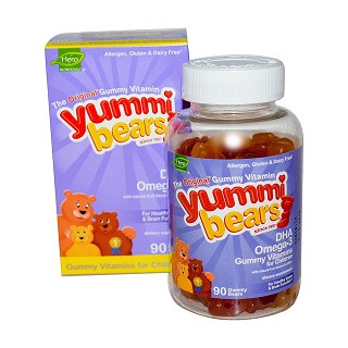 hero nutritional products yummi bears dha omega-3 (hero)