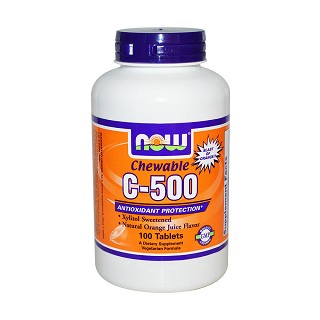 now foods chewable c-500(诺奥)