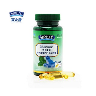 百合康牌海豹油紫苏籽油软胶囊(奈施)
