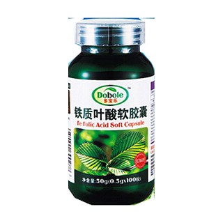 多宝乐铁质叶酸软胶囊(康丽欣)