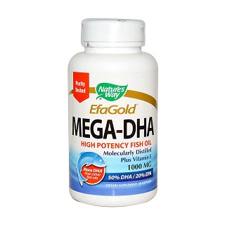 nature's way efagold mega-dha(然萃维)