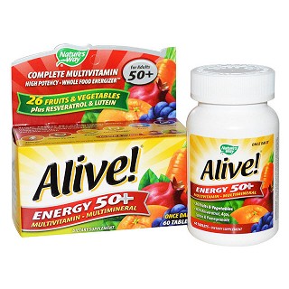 nature's way alive!多维他命-多矿物质片成人专用50+(然萃维)