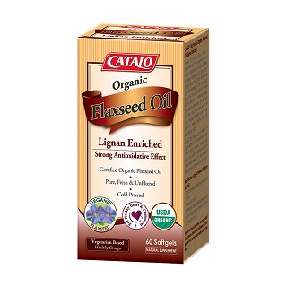 catalo冷压有机亚麻籽油 (含丰富木酚素配方)