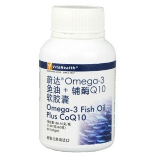 vitahealth/蔚达 omega-3鱼油+辅酶q10软胶囊(蔚达)