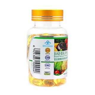 万河百合康牌天然维生素e软胶囊(万河)