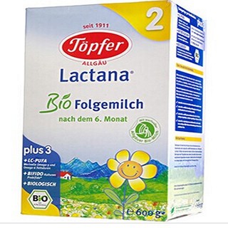 德国特福芬topfer有机奶粉2段(特福芬)