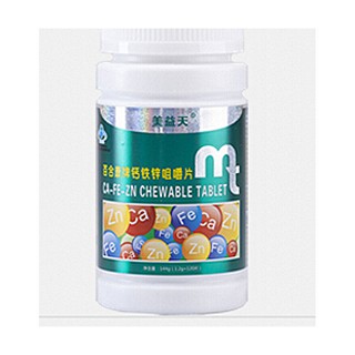 美益天钙铁锌咀嚼片