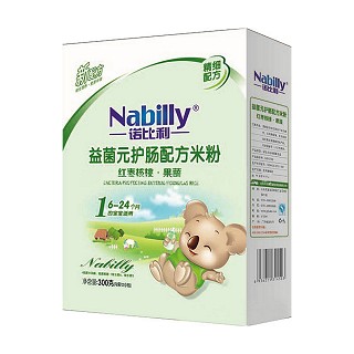 诺比利1段红枣核桃果蔬益生元护肠米粉(盒装)