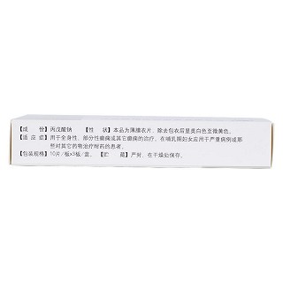 丙戊酸钠缓释片(0.2g*30片/盒)